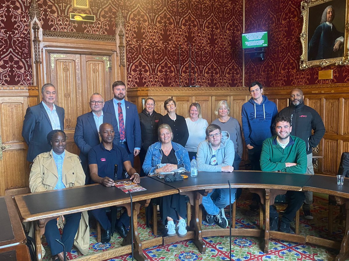 LeeBarronMP's tweet photo. It was my privilege to welcome fellow @CWUnews members to @UKParliament today to discuss why workers should engage in politics, why they should become active and the barriers they will face. The future is in your hands! #cwu https://t.co/tJ9aIuq3jh