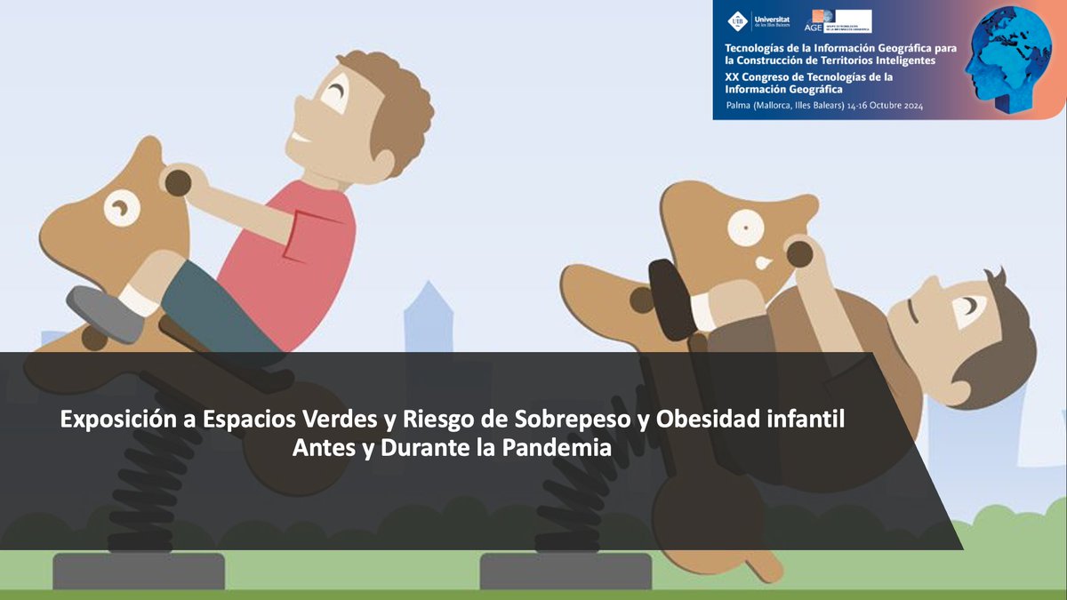 antoni_colom's tweet image. Mañana 13h presentamos en el #XXCongresoTIG de la
@AGE_Oficial cómo la exposición a áreas verdes puede proteger a los niños de la obesidad.
Deseando conocer como #DataCosmos y #OpenConstellation podrían aplicarse en el análisis geográfico de la salud