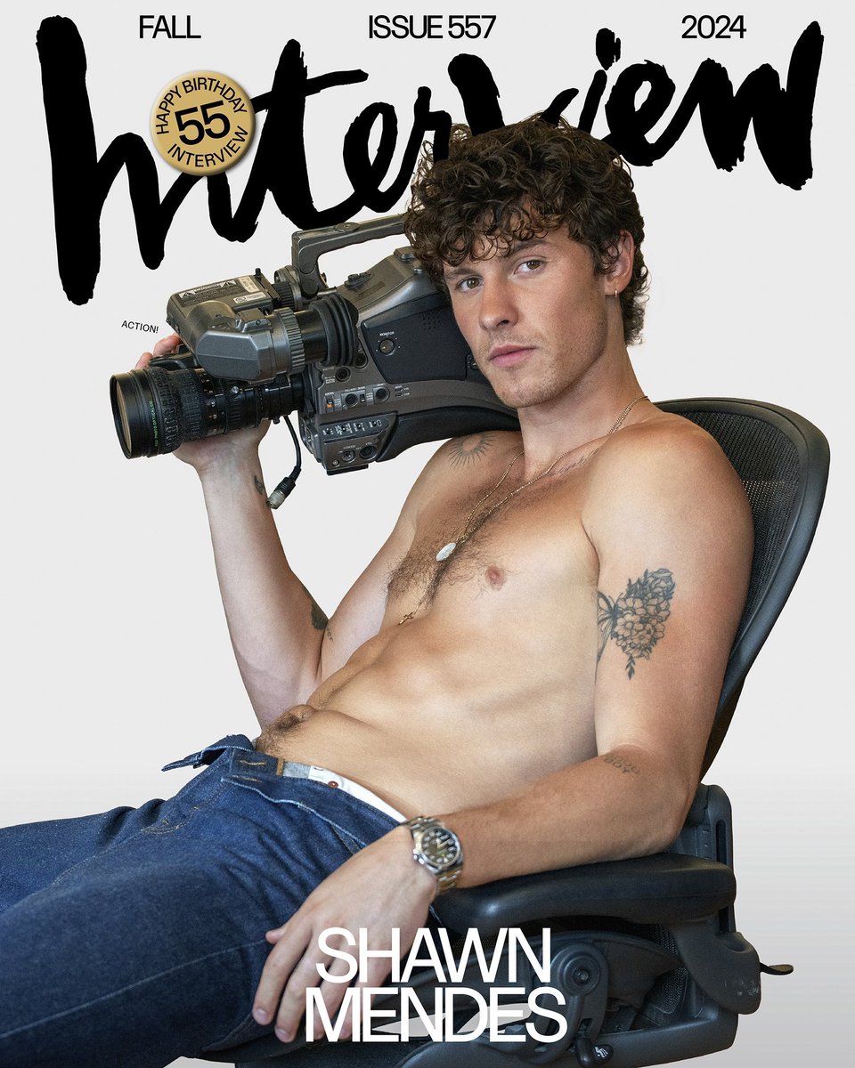 Shawn Mendes graces the cover of Interview Magazine.