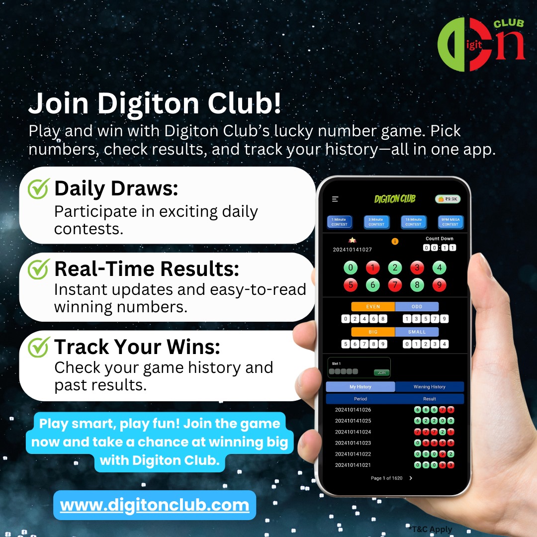 DigitOnClub's tweet photo. Ready to take your game to the next level? With Digiton, every number could be your winning number! 🏆💰 Play smart, play big. #DigitonGame #PlayAndWin #LuckyNumber #GameChanger #WinningStreak #DigitonGame #MegaContest https://t.co/m4YKjl6Dlp