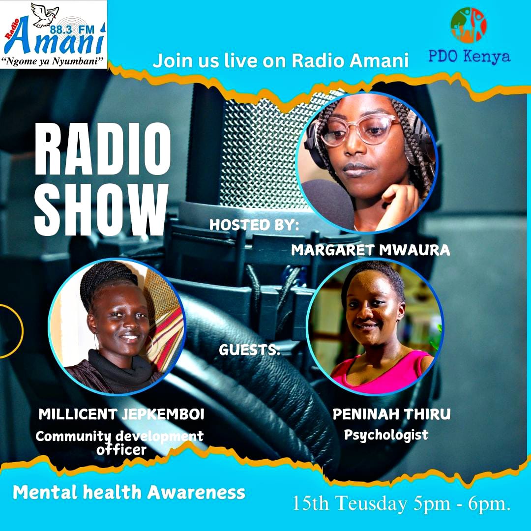 Tomorrow <a href="/RadioAmani/">Radio Amani</a> .
Our team will be facilitating mental health awareness.
#MentalHealth