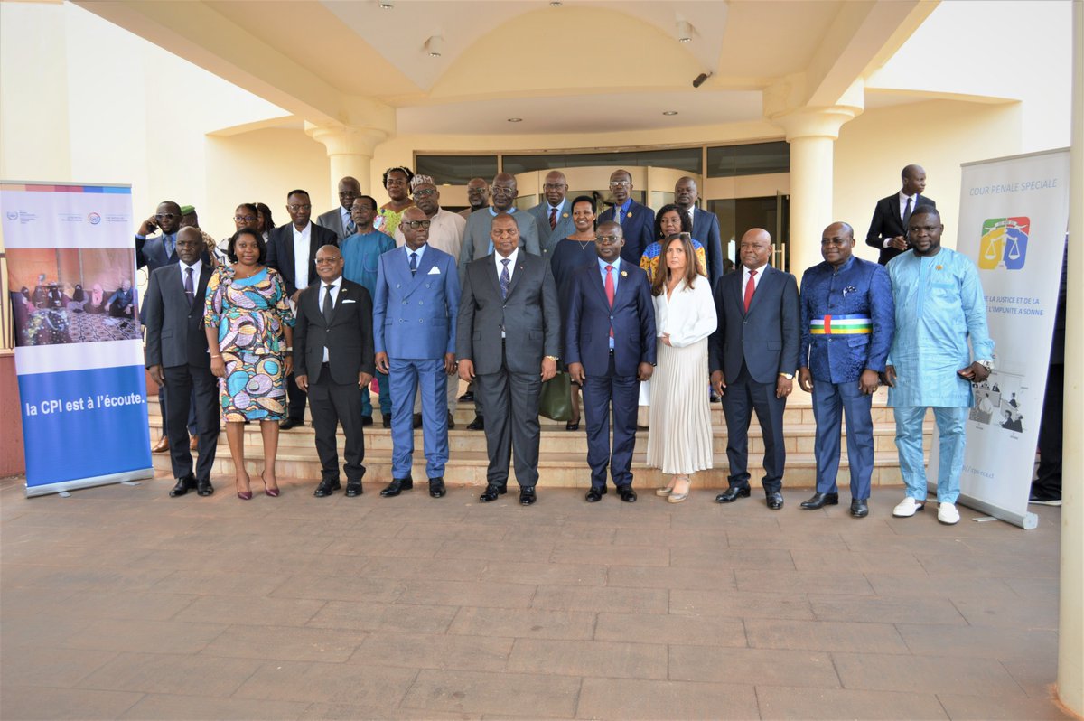 IntlCrimCourt's tweet photo. On 11-12 October, the #ICC Office of the Prosecutor conducted a training for #CAR government ministries on the importance of integrating trauma-informed approaches into policy making.
#complementarityinaction https://t.co/s1P92WXXS1