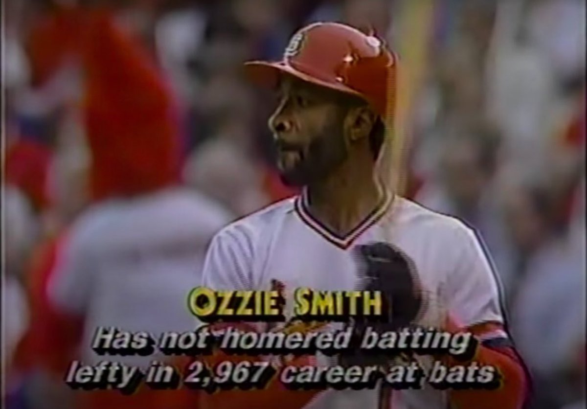 hochman's tweet image. On this day in 1985, they showed this graphic and then … “Go crazy folks!!”