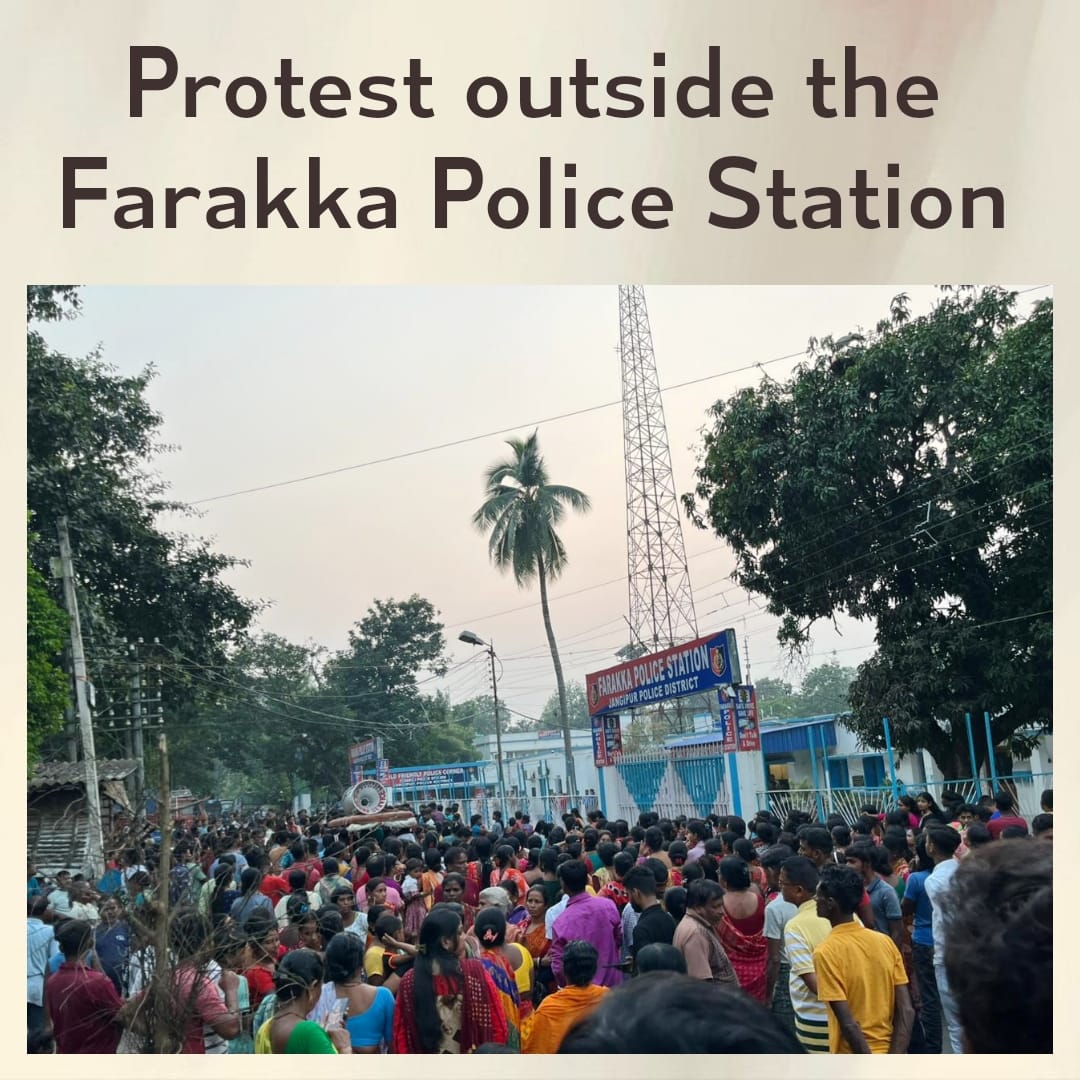 SuvenduWB's tweet photo. Shocking and absolutely disappointing.
The Mamata Police can't just mend their ways. Even after the RG Kar and the recent Joynagar incidents, they are reluctant to register cases under appropriate sections of sexual crimes.

Yesterday a 9 year old Girl child went missing, who was visiting her maternal grand parents home at Rail Colony under the Farakka Police Station area in Murshidabad district. She went out to play with a few kids. When she didn't return home, her parents went searching for her along with the neighbors.
Upon enquiring in the neighborhood, it was found that the girl child was lured by one Dinu Haldar, who took her home offering candy or toy.
When the search party reached his home, he initially denied every thing, but upon searching his home, the dead body of the poor girl child was found in a sack. Clothes were stuffed inside her mouth.

When her parents went to the Farakka Police Station, the Police as usual tried to bury the matter initially and simply refused to register the case as sexual crime and Murder. They kept the parents waiting for long. They even refused to register the case under POCSO Act. 
Nilotpal Mishra; Inspector of Police; Farakka Police Station was extremely rude towards the poor family. He kept on threatening them trying to make them toe his line.
But the unfortunate parents were very perseverant and the local people also held massive protests outside the Police Station. Ultimately the Police caved in and agreed to register the case as sexual offense and Murder.

Why is Mamata Police reluctant to register cases involving Sexual Crimes? Is this a strategy to lower crime rates of the State in the NCRB Data?

Pressurizing the Victim's Family who are in great pain is the most horrendous crime.
Nilotpal Mishra; Inspector of Police; Farakka Police Station should be suspended immediately.