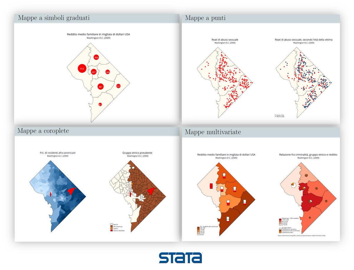 TStatSrl's tweet image. Working with spatial data or simply want to update your data visualization skills in #Stata to be able to create spatial maps in Stata 18. Then join us ONLINE 22/11/24 to acquire the latest @Stata’s mapping capabilities. Course info bit.ly/3ZXJeY2 #Spatialdata, #Mappe