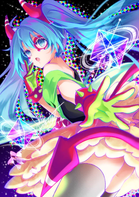 再掲だけど、Satisfaction聴けた記念に!#初音ミク 