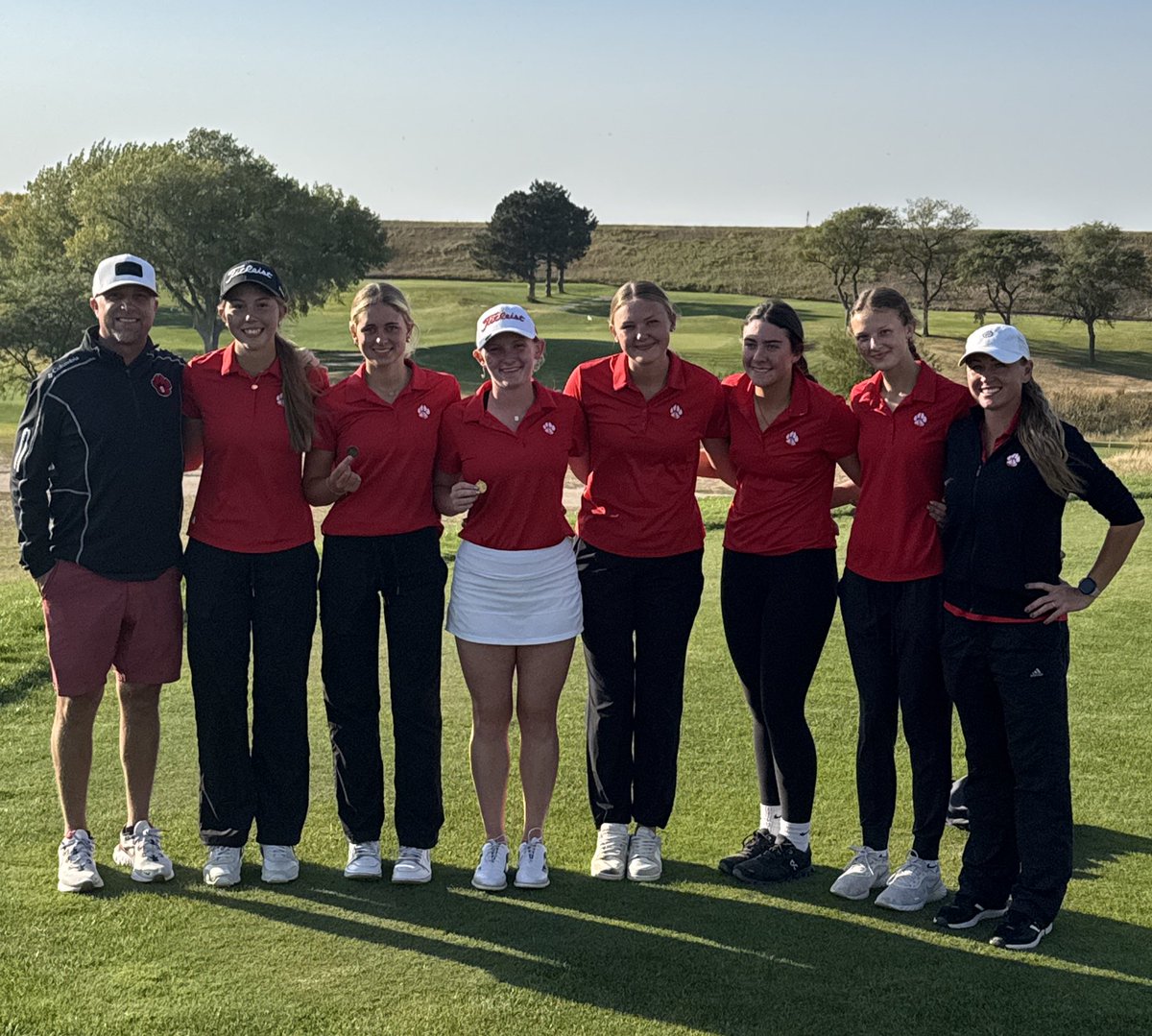 Bridget Troxel Peck (@btroxel311) on Twitter photo Good luck to these Bearcats at day one of the state tournament today! Scottsbluff’s tee times begin at 10:50 on #10 at Monument Shadows. <a href="/addison_peck08/">Addie Peck</a> tees off at 11:30. 🐾⛳️❤️🤍🖤 Good luck to these Bearcats at day one of the state tournament today! Scottsbluff’s tee times begin at 10:50 on #10 at Monument Shadows. <a href="/addison_peck08/">Addie Peck</a> tees off at 11:30. 🐾⛳️❤️🤍🖤