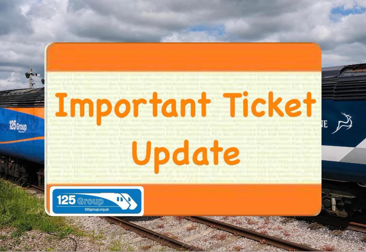 Due to popular demand we’ve released the very last online tickets for the Derby -Bury tour. 
Once these are gone it will be limited places for “pay on the day” only. 
Don’t miss out! 
125group.org.uk