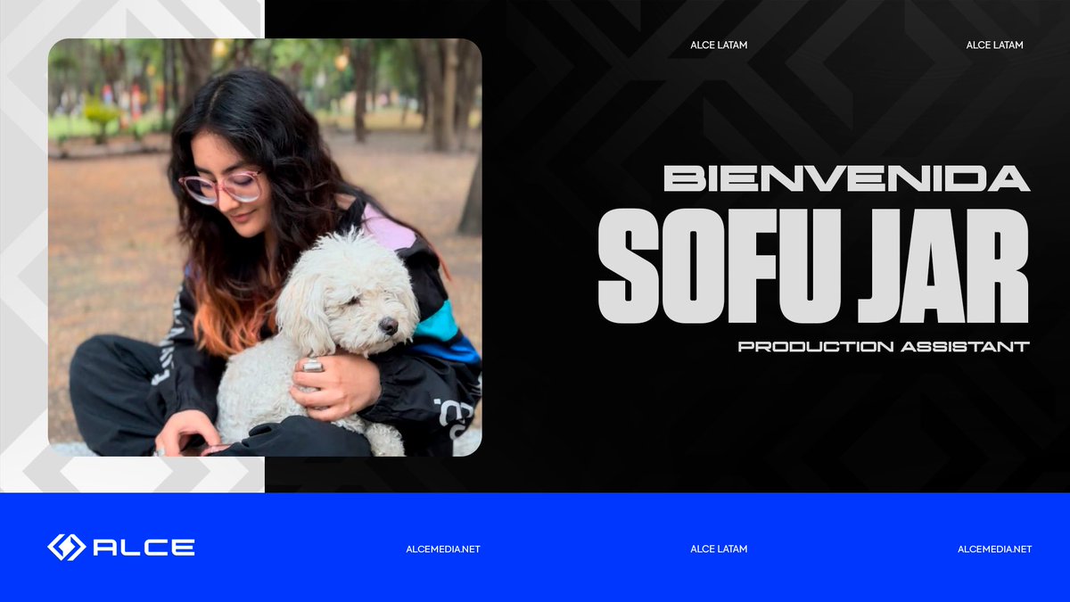 ¡Estamos muy emocionados!
Pues se trata de una nueva incorporación al equipo de producción, démosle una cálida bienvenida a <a href="/sofujar/">Sofu Jar</a> 🎉
Que se incorpora como asistente de producción ✨🎥

Bienvenida al equipo.
#alcemedia #esportslatam #alcelatam