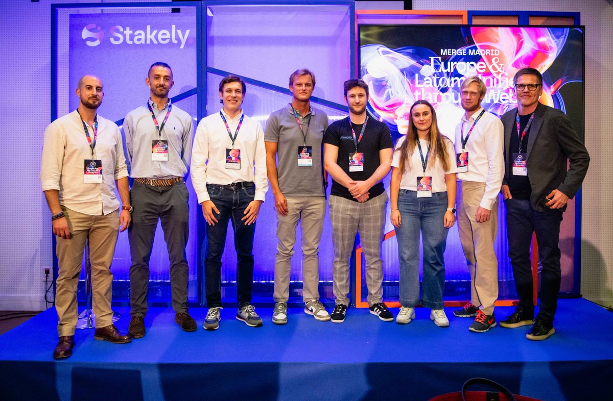 0xPentestify's tweet photo. @0xPentestify - Winners of the Merge Madrid #StartupContest 🏆🚀
We had the pleasure of attending @MergeMadrid this year, bringing together web3 experts from #Europe and #LATAM to talk about the future of #web3 and how it can be leveraged to better unify these regions.
We had the opportunity to pitch our vision to a board of 10 judges and after two rounds of pitching alongside 25 other startups, @0xPentestify earned the top spot for our groundbreaking approach to smart contract security.
Thank you @Tritemius3T for the opportunity to share our vision for the future of web3 security ! And congrats to the other participating startups ! - It was a tough battle