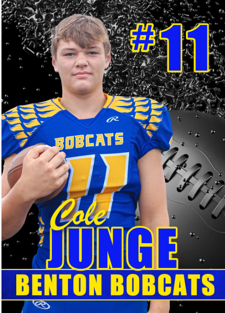 Benton Football (@bentonbobcatfb) on Twitter photo Grinnell Scout Team Player of the Week
Cole Junge Grinnell Scout Team Player of the Week
Cole Junge
