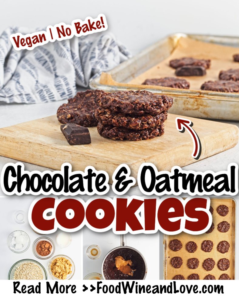 These No Bake Vegan Oatmeal Cookies with Chocolate are a simple and delicious chewy cookie made without flour or eggs.

 Read more at: foodwineandlove.com/no-bake-vegan-…