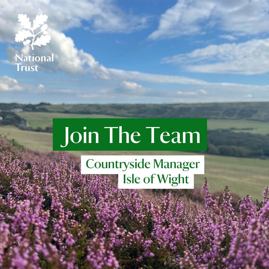 Rare opportunity for a Countryside Manager to lead our rangers and shape the Isle of Wight's future across downlands, woodlands and coast.  

Working with tenants and partners to conserve landscapes, support sustainable farming and improve public access 

bit.ly/NTCountrysideM…