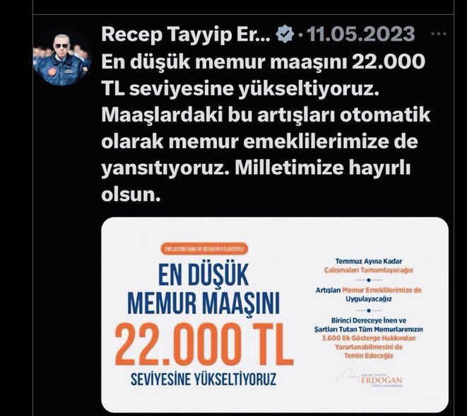 Gabar da petrol, fabrikada togg varsa niye milletin 750 TL’sine ihtiyaç duyuluyor?  #AskıdaEmekliMaaşı