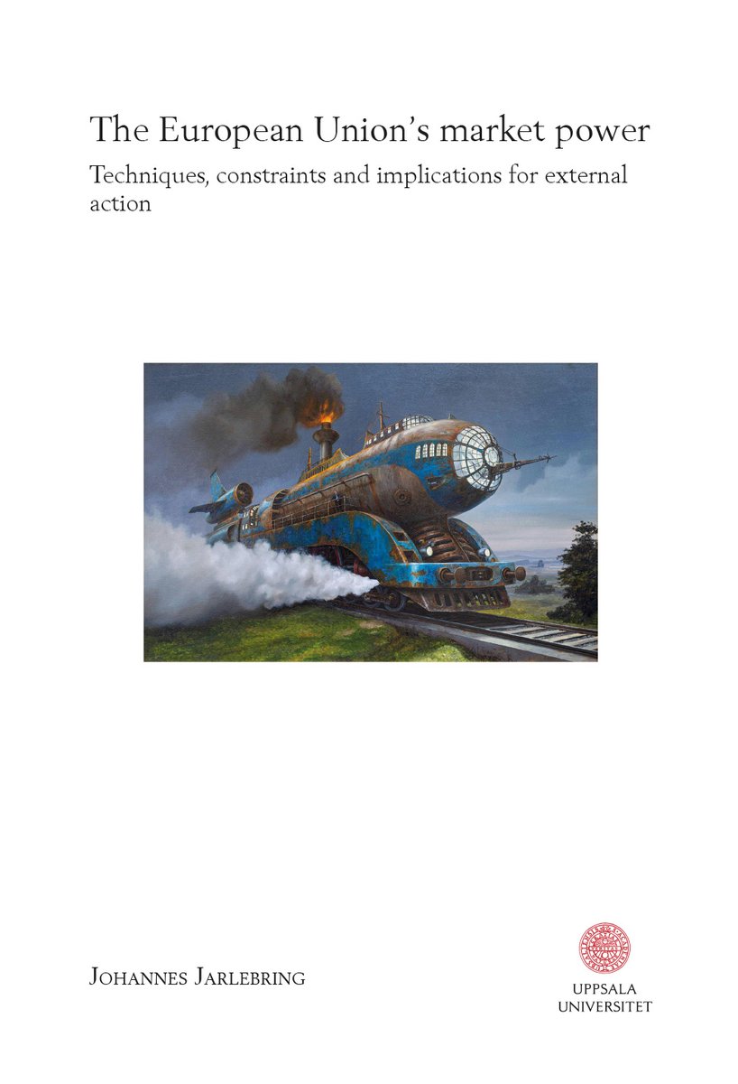 UU_PoliSci's tweet image. New week, new Ph.D. defense! On Friday @jjarlebring  will defend his thesis &quot;The European Union’s market power: Techniques, constraints and implications for external action&quot;.  Most welcome to join us in  Brusewitzsalen at 13.15! 🇪🇺
uu.se/en/events/defe…