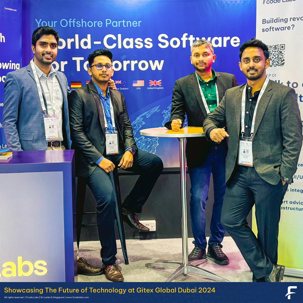 FcodeLabsLive's tweet image. Meet our dynamic team this week at the world’s leading tech event in #Dubai - #GitexGlobal 2024! 

📍 Location: DWTC (H26-D60)
📅 Dates: October 14–18, 2024

Swing by and join the tech revolution with us! We have a special invitation waiting for you at our booth. 😉

#FcodeLabs