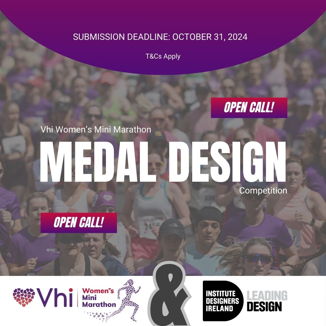 🏅 We are teaming up with Vhi Women’s Mini Marathon to champion young designers in their early career, to design the commemorative medal and ribbon for the 2025 event along with a cash prize of €1,000. 

Visit The New Now to learn more, and enter now 🔗 bit.ly/TNNComp