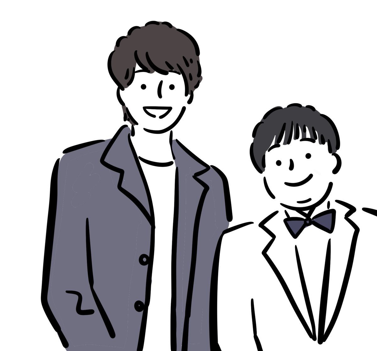 ファンアート
似顔絵描いてみました！
ニッポンの社長さん⚾️
めちゃくちゃ面白かった😳