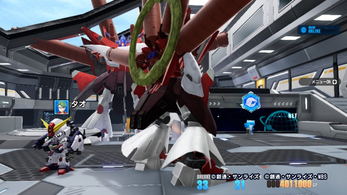 #ガンブレ4 
我ながらいくらなんでもデカすぎんだろこの神奈子様イメージ機体……