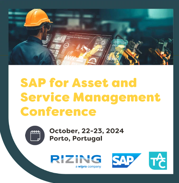 We'd love to see you at the 2024 <a href="/SAP/">SAP</a> for Asset and Service Management Conference, taking place this year in the picturesque city of Porto! Join us to discover innovative solutions and connect with the best in the industry: okt.to/oPN8ju