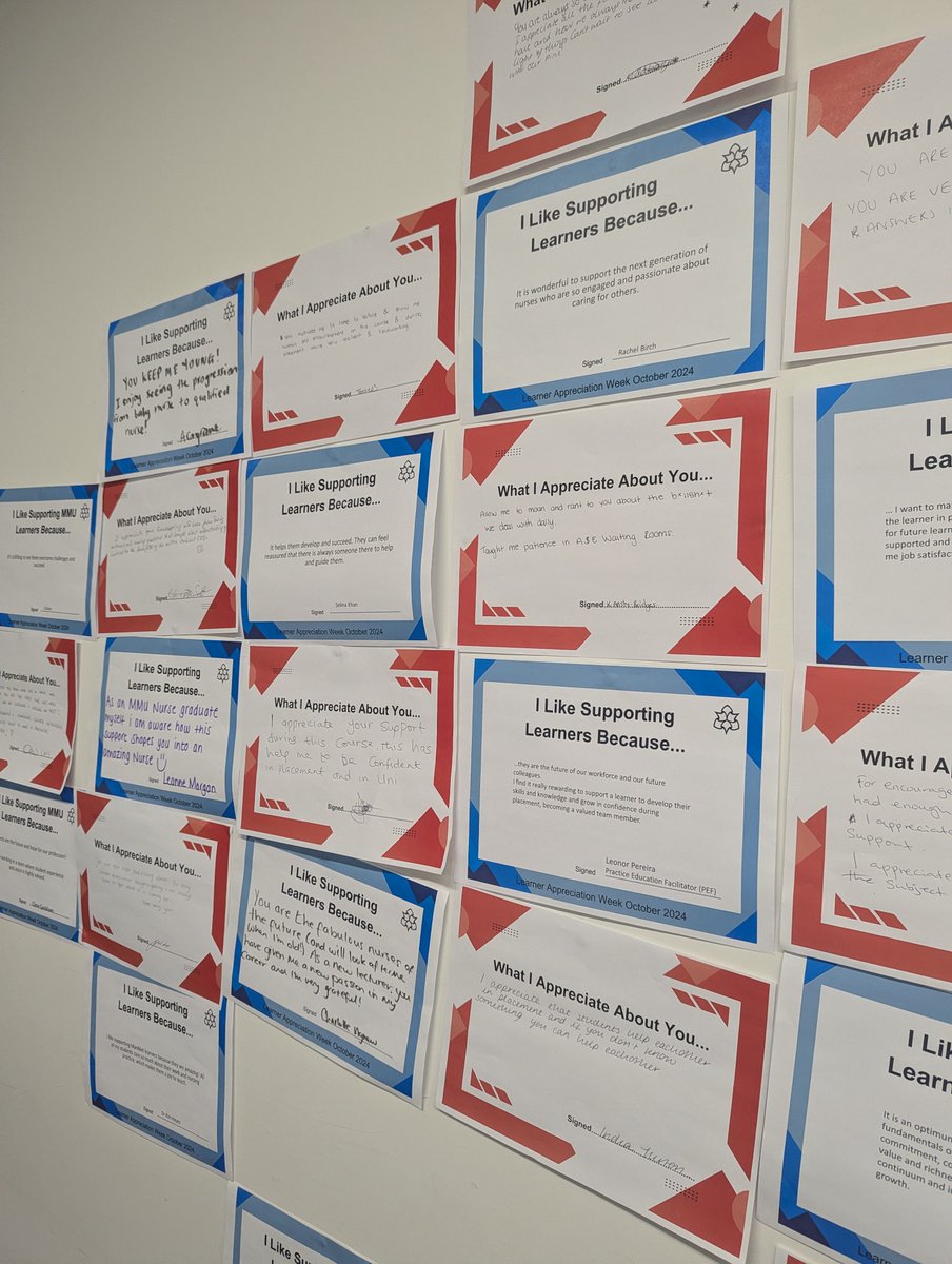 Practice-Based Learning Team @MMUHPSC (@mmupbltutors) on Twitter photo As part of Learner Appreciation week, we asked our MMU staff to show appreciation to our learners "I like Supporting Learners because..." <a href="/CongraveAmy/">Amy Elizabeth Congrave</a> <a href="/cutey76/">Claudette Wright</a> <a href="/MFT_PRET/">MFT Pre-Reg Education Team</a> <a href="/GMMH_NHS/">Greater Manchester Mental Health</a> <a href="/PennineCareNHS/">Pennine Care NHS FT</a> As part of Learner Appreciation week, we asked our MMU staff to show appreciation to our learners "I like Supporting Learners because..." <a href="/CongraveAmy/">Amy Elizabeth Congrave</a> <a href="/cutey76/">Claudette Wright</a> <a href="/MFT_PRET/">MFT Pre-Reg Education Team</a> <a href="/GMMH_NHS/">Greater Manchester Mental Health</a> <a href="/PennineCareNHS/">Pennine Care NHS FT</a>