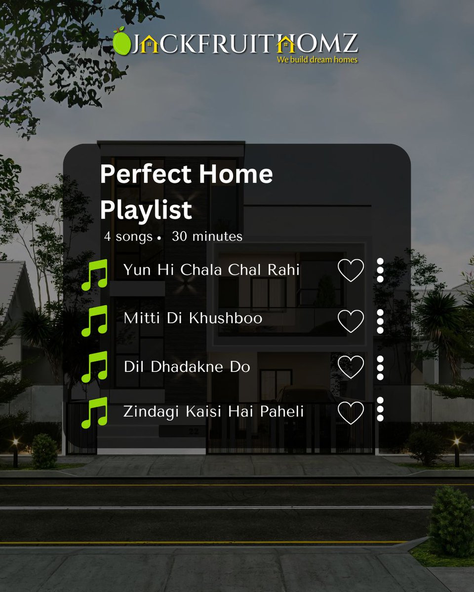 jackfruithomz's tweet photo. Here are 5 Bollywood songs that beautifully capture the emotions of building your dream home.

#Jackfruithomz #jackfruitbuilders #jfhhomz #realestate #bangalore #dreamhome #jfhmemes #realestatebangalore https://t.co/v4aAcdv7rm