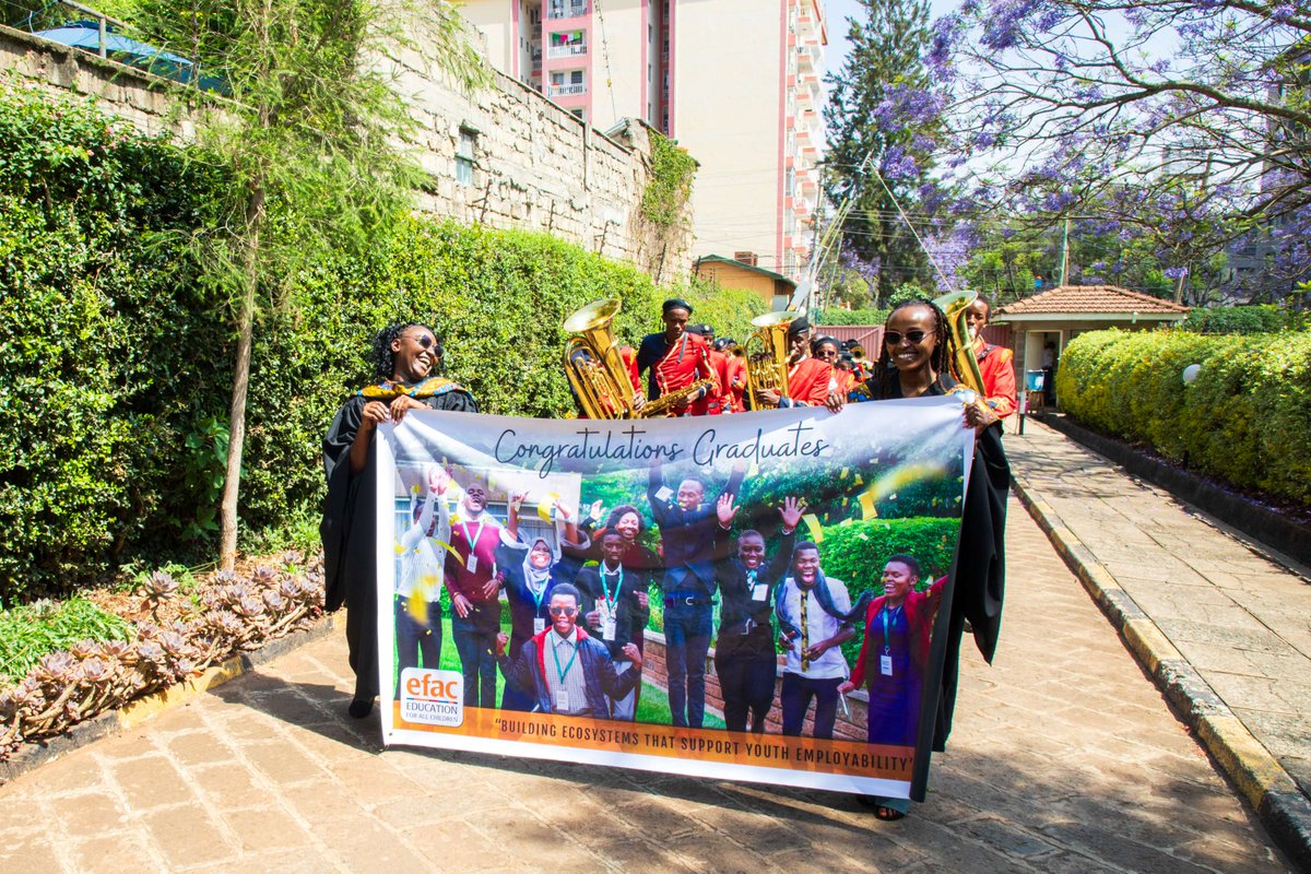 EFAC_news's tweet photo. Ladies and Gentlemen, your EFAC #Wezesha Class of 2024!🙌🥳🎉
On Wednesday 9th October 2024, we witnessed the graduation of 48 #EFAC scholars. We danced, laughed from our hearts, cheered on our stars, and created memories to last a lifetime.
#Wezesha #Graduation #PowerOfOne https://t.co/yzf0LyGYne
