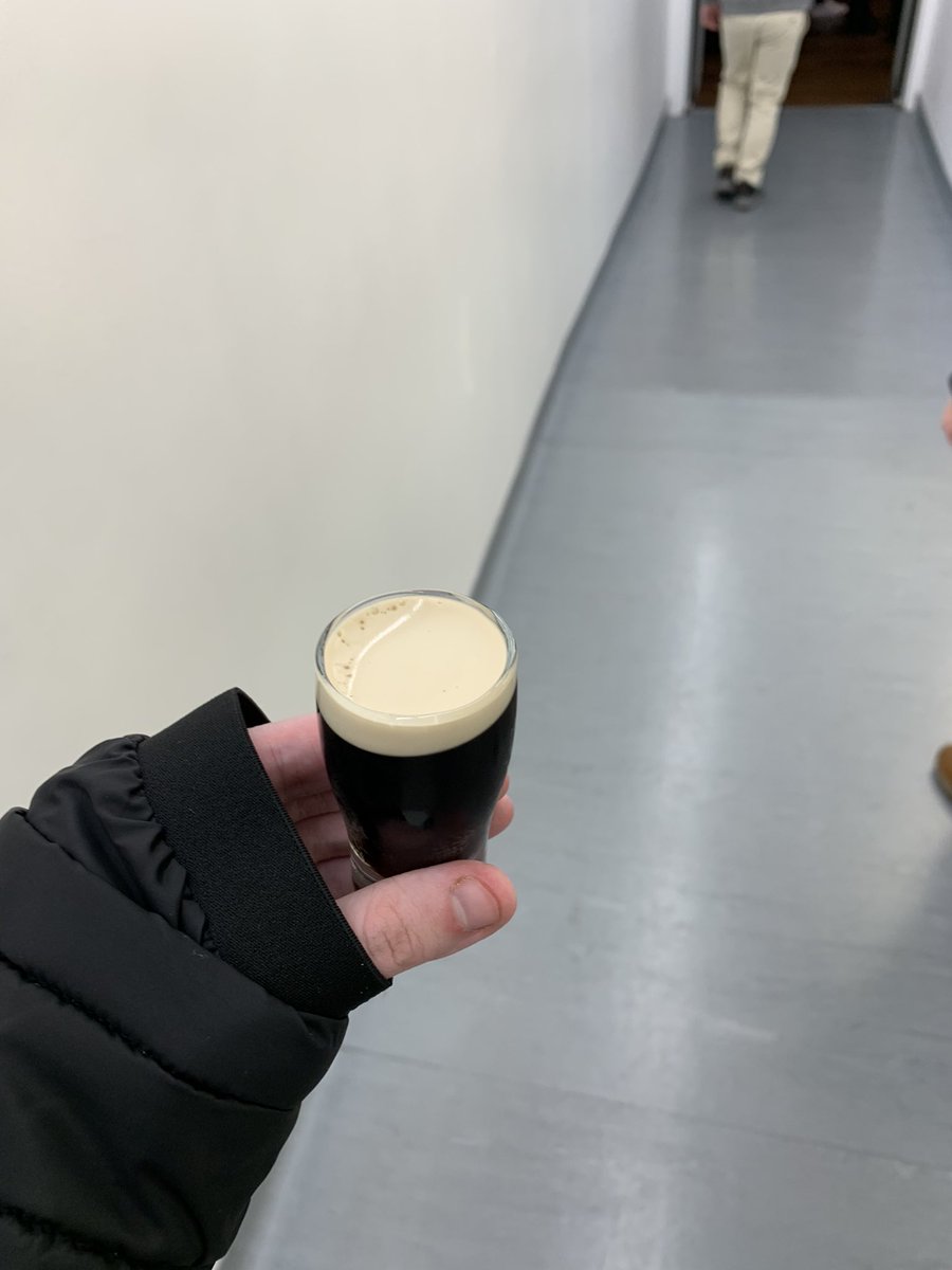 POV:

You’re me having a pint of Guinness after bracket