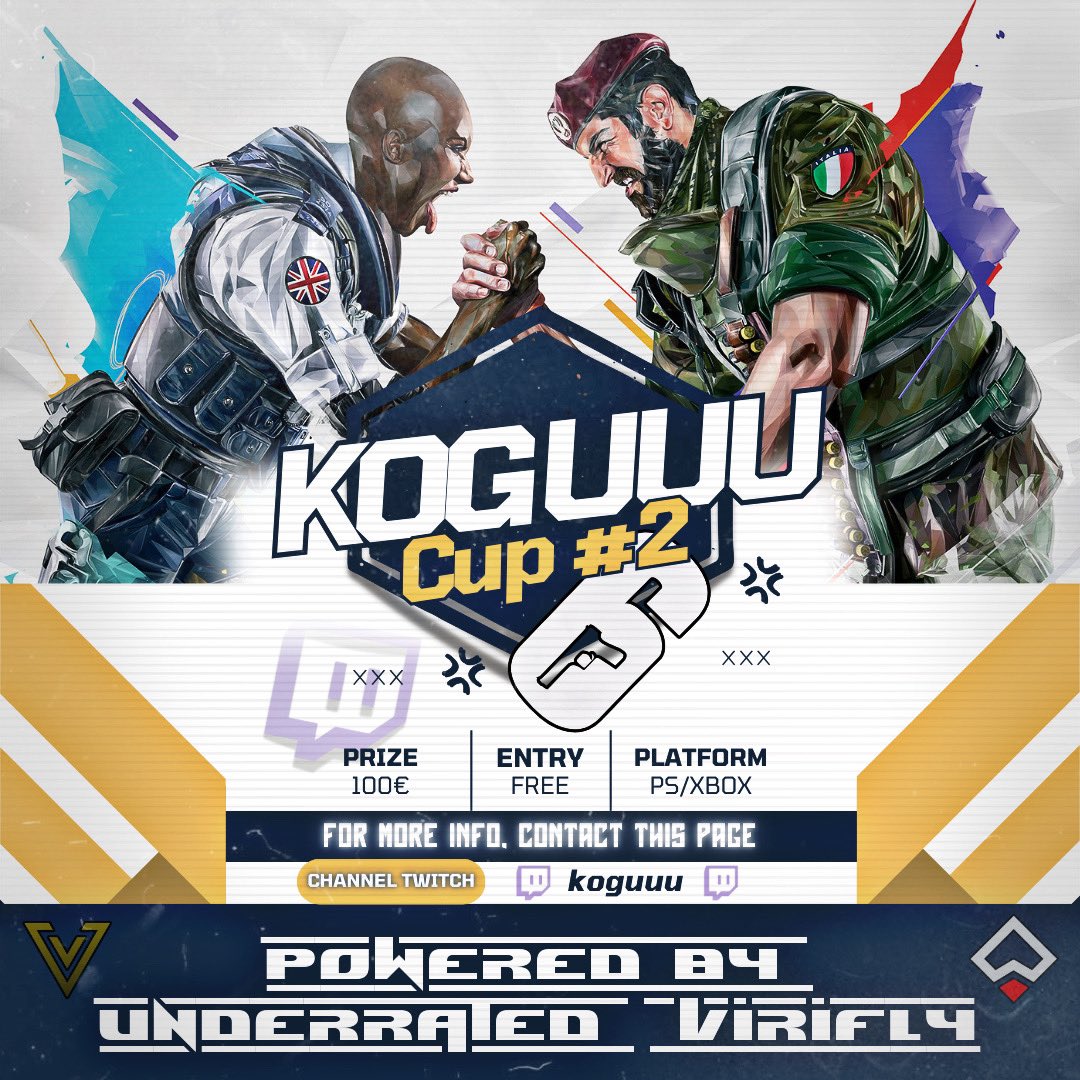 In collaboration with <a href="/UnderRated_ITA/">UnderRated eSports</a> we are pleased to announce the second edition of the
𝗸𝗼𝗴𝘂𝘂 𝗖𝘂𝗽 #𝟮!!!

For further information please write to us in private!

Limited places.