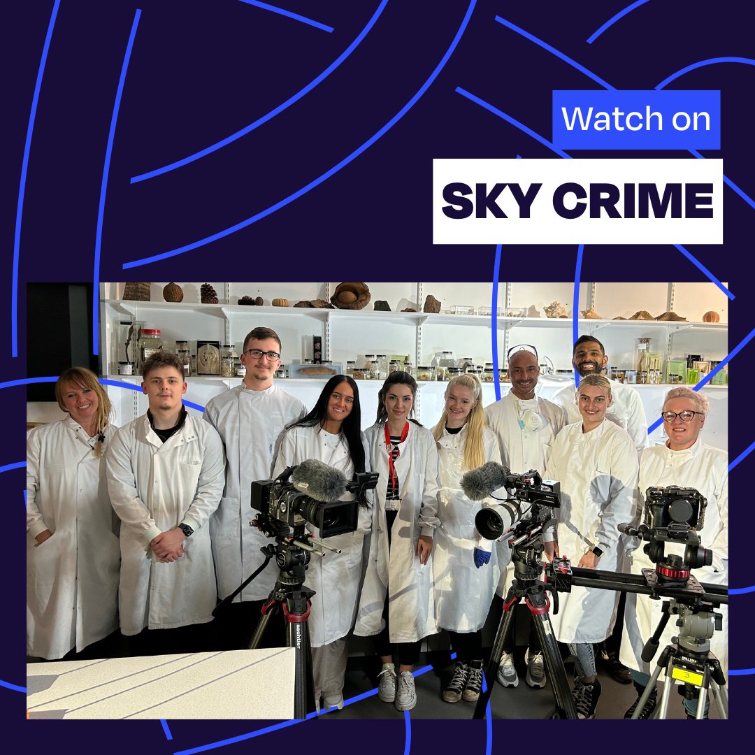 We’re so excited to see our Forensic Science students and specialist labs featured in tonight’s episode of ‘Forensics: Catching The Killer – Series 4’!🔬 

Tune in to Sky Crime tonight at 9pm and see if you can spot them in action bringing real-world forensic science to life.