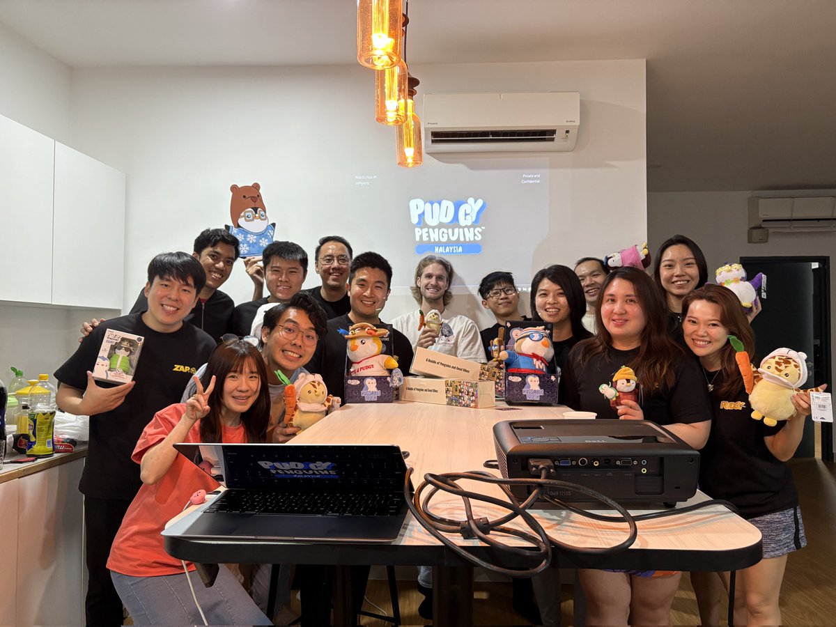 Pudgy Penguins Malaysia π²πΎ (@pudgymalaysia) on Twitter photo The <a href="/pudgypenguins/">Pudgy Penguins</a> Malaysia council just had our first assembly
Now, itβs time to grind π§π₯ The <a href="/pudgypenguins/">Pudgy Penguins</a> Malaysia council just had our first assembly
Now, itβs time to grind π§π₯