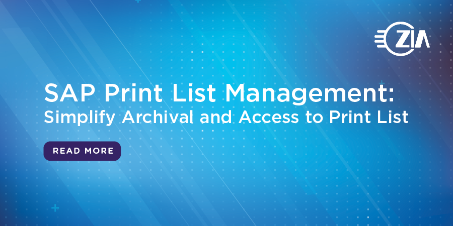 ziaconsulting's tweet photo. Zia's #SAP Content and #Archiving Appliance offers a way to manage, archive, and retrieve your organization’s critical print lists and documents. Our solution  ensures value chain documents are handled efficiently, securely, and in compliance. Read More: https://t.co/MlXxguOsZ1 https://t.co/2X2fYmSzPi