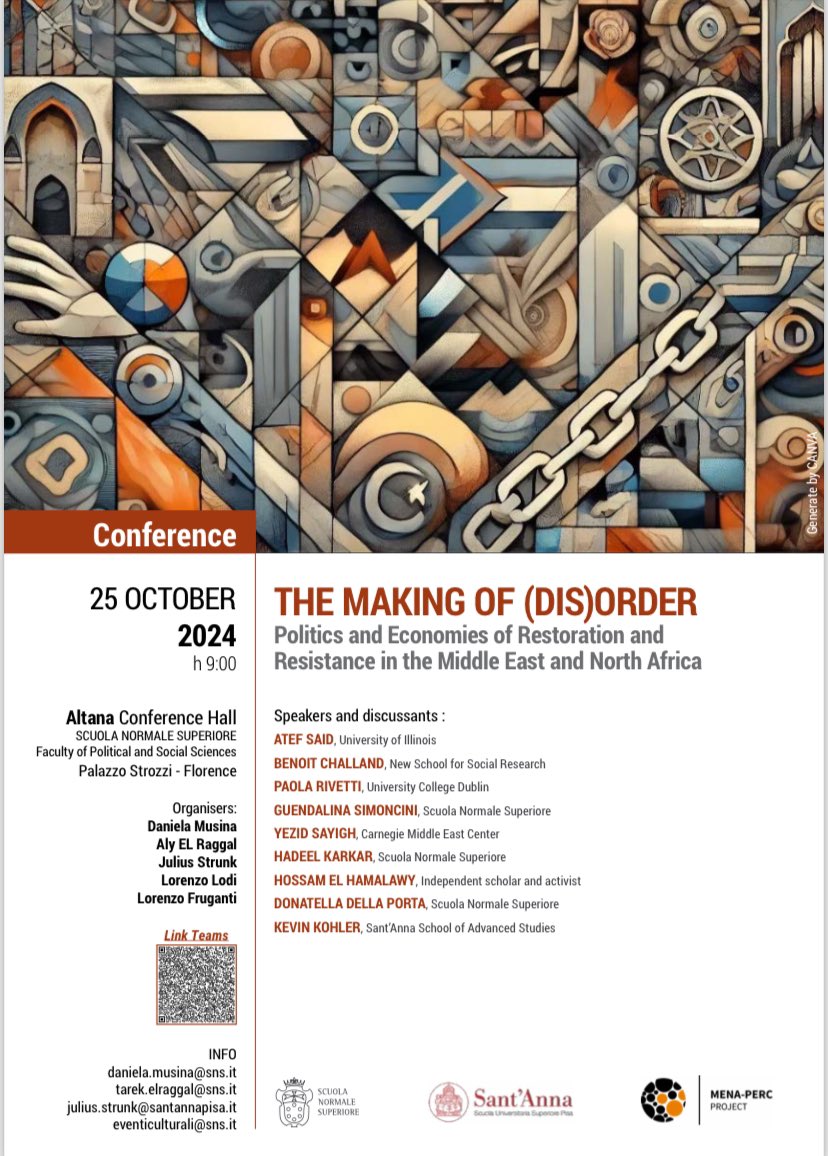 Thrilled to announce that this is happening soon at the <a href="/scuolanormale/">Scuola Normale</a> with amazing guest speakers! 👇🏻

DM for more info and details about how to participate and the programme