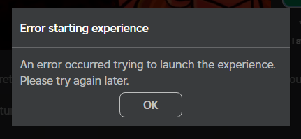 o7Jamie's tweet photo. Anyone else seeing this when trying to join a game? #ROBLOX https://t.co/GggiWD1hB3
