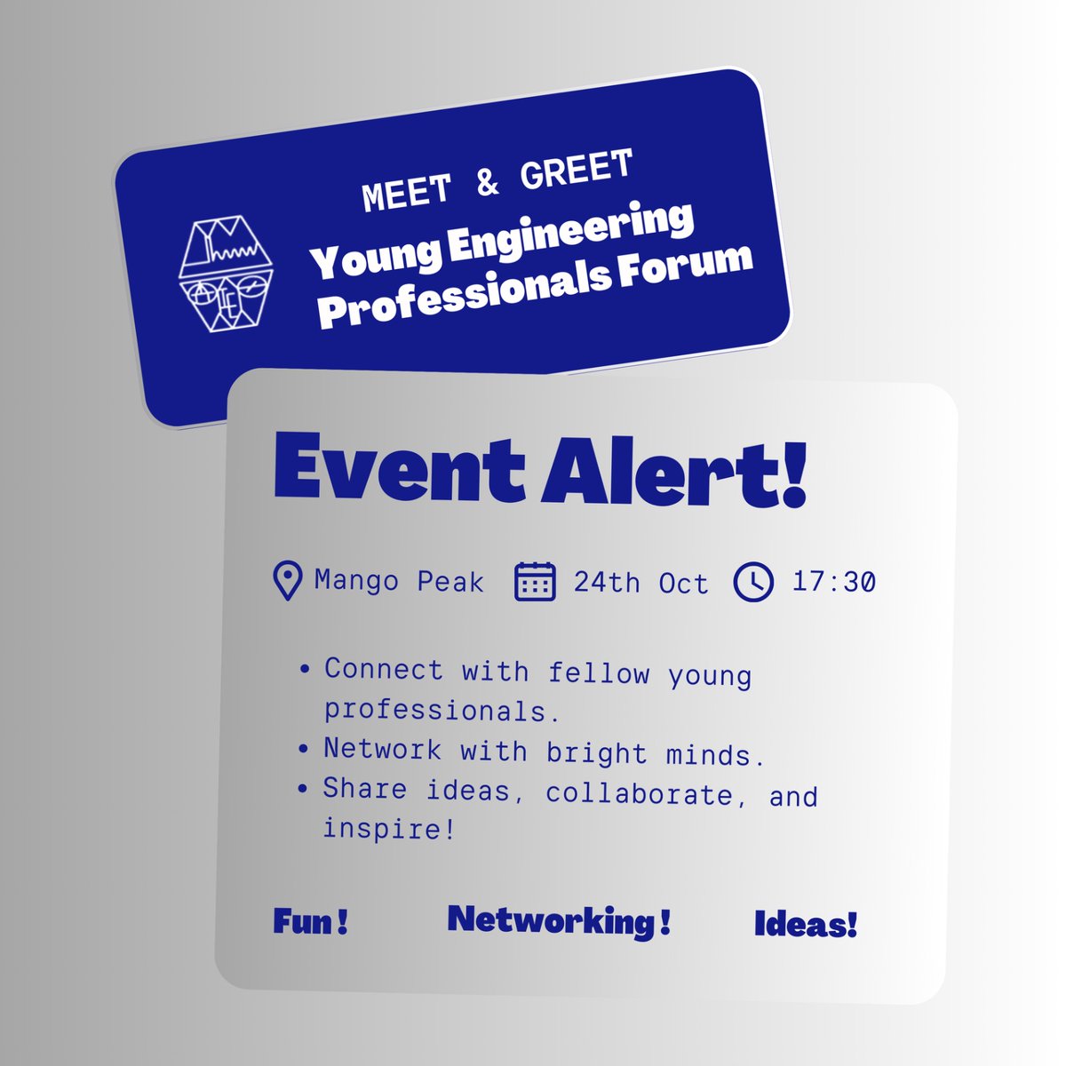 SLIE_Official's tweet photo. Calling all Young Engineering Professionals in Sierra Leone! 👷🏿👷🏾👷🏿
Join us for the 1st Meet & Greet of the Young Engineering Professionals Forum!
Network, share ideas, and learn from each other as we shape our engineering journey—don’t miss out!
#YoungEngineers #SLIE https://t.co/eFS0PGLcRz