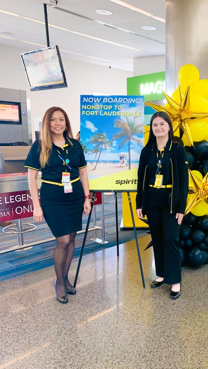 UGESocial's tweet photo. UGE x @SpiritAirlines - #TeamBHM
Last week, we successfully launched ground handling for Spirit Airlines, with the first flight to Ft. Lauderdale departing early and smoothly.✈️
Big shoutout to all the support teams who made it happen! 💪
#WeAreUGE | #Aviation https://t.co/mDLEE9ULiu