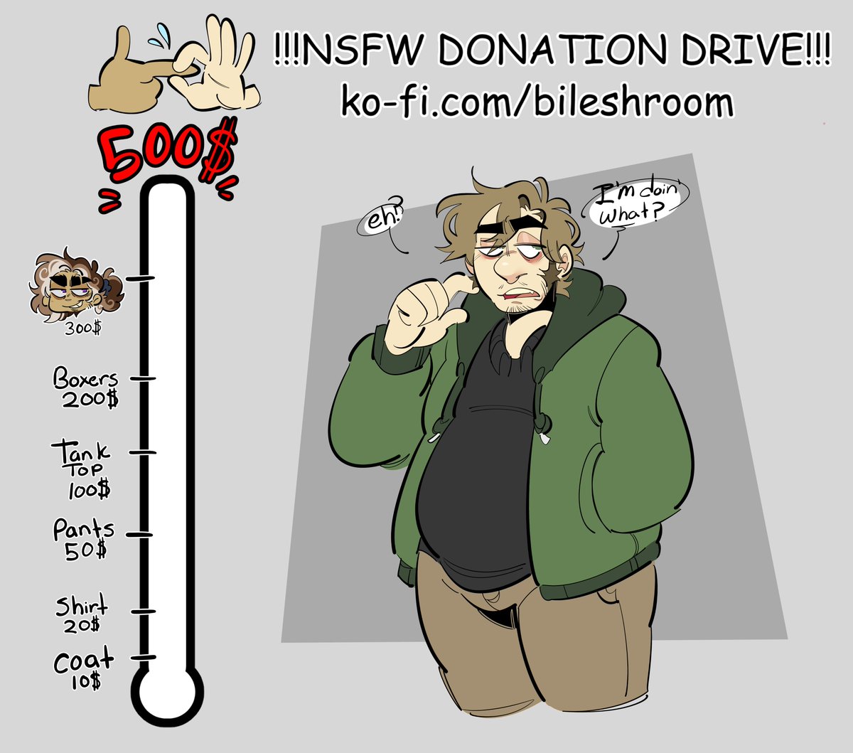 vileshroom's tweet photo. TRYING TO RAISE MONEY TO AFFORD PAYING BACK MY CREDIT CARD AFTER BUYING A PLANE TICKET TO VISIT MY VERY ILL GRANDFATHER!
Every dollar goes towards this goal, and I will be drawing every milestone here! Sharing is very appreciated!
GET VIC BRED https://t.co/GaOaTDqMlV