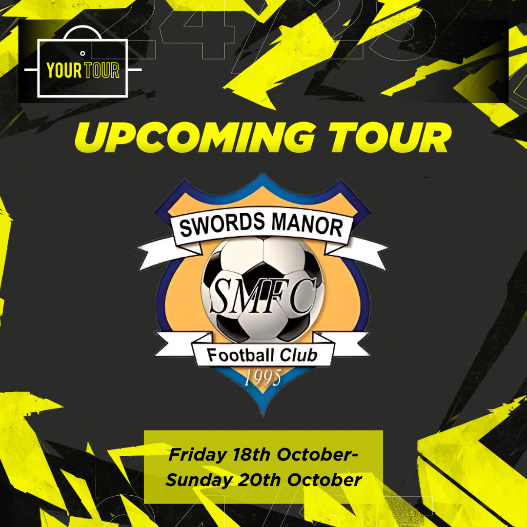 🚨⚽️Upcoming Tour ⚽️🚨

We are looking forward to welcoming Swords Manor Football Club - SMFC to Your Tour HQ this weekend for an action packed tour! 🤩⚽️

#yourtour #footballtour #stadiumtour