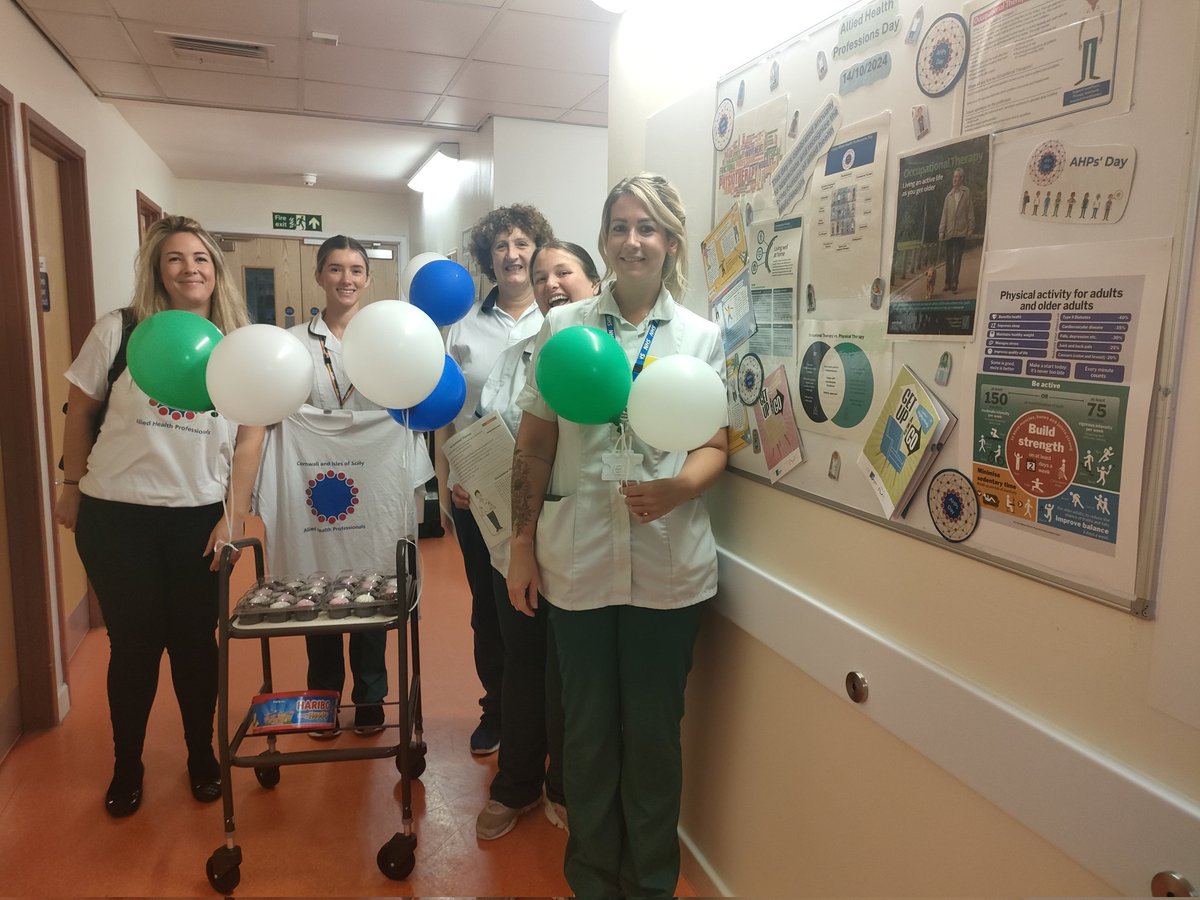 Celebrating AHPs day on Bodmin CATU