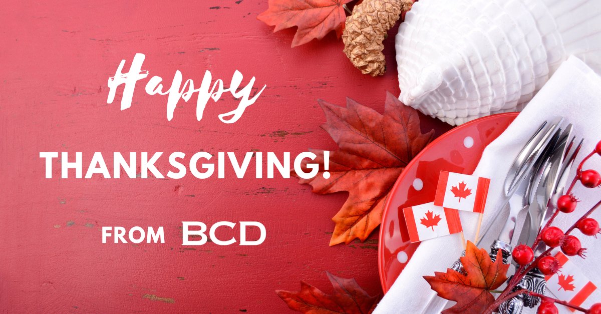 Happy Thanksgiving to all of our friends and colleagues in Canada! 🇨🇦🦃 We hope you all enjoy a long weekend filled with family, friends, and joy!
