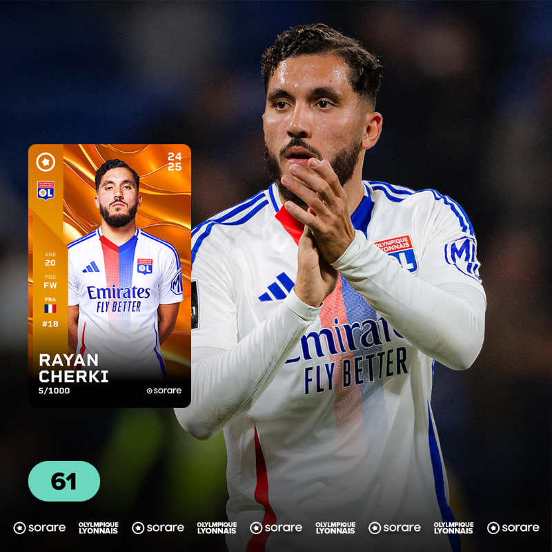 OL's tweet photo. 📊 TOP 3⃣ Sorare du mois de septembre 🦁

👀  On vous fait gagner la carte 𝑳𝒊𝒎𝒊𝒕𝒆𝒅 de Duje Ćaleta-Car 🔴🔵

📋 Pour participer :
☑️ Follow les comptes @Sorare et @OL
☑️ Repost la publication

🤞 TAS le 18 octobre !