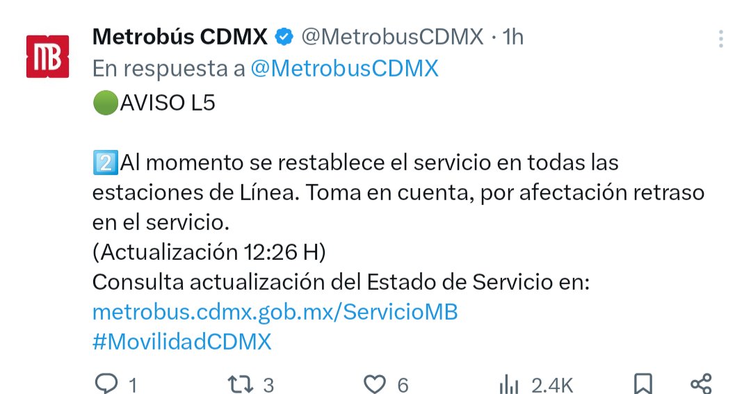 AdriCast1704's tweet photo. @OVIALCDMX @MetrobusCDMX @SSC_CDMX @PabloVazC No que ya había servicio?? Pónganse de acuerdo https://t.co/8Xed8hvvT6