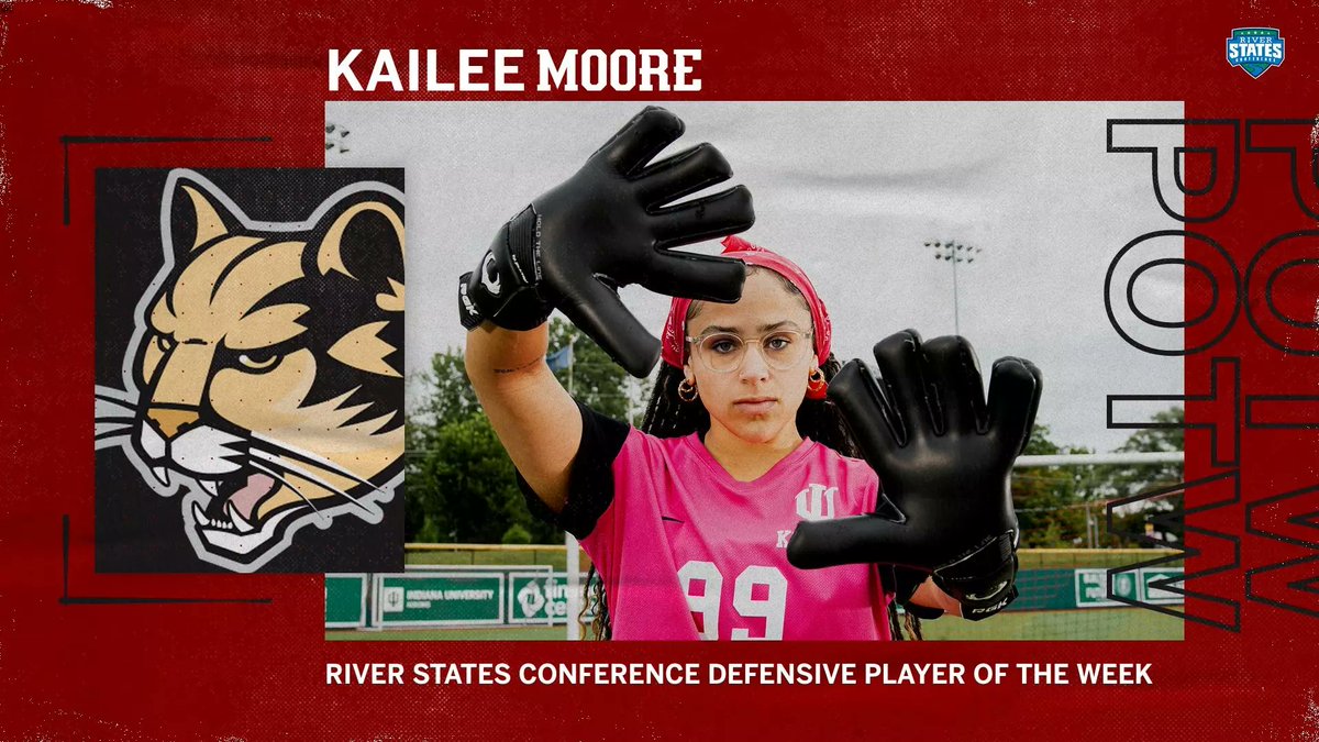 Kailee Moore Named River States Conference Women's Soccer Defensive Player of the Week.

📰 bit.ly/3zOF9e9

#RollCougs x <a href="/IUKSoccer/">IU Kokomo Soccer</a>