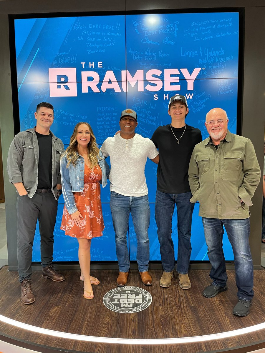 This was such a highlight for us all!!! Two individuals that have truly made an incredible impact in our lives! <a href="/DaveRamsey/">Dave Ramsey</a> <a href="/johndelony/">Dr. John Delony</a>