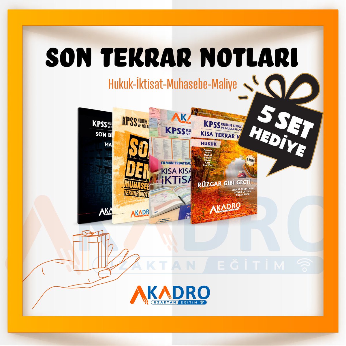 📣ÇEKİLİŞ VAR!!
Daha önce atanmış bir öğrencimiz tam 5 kişiye SON TEKRAR NOTLARI hediye ediyor. A Kadro öğrencisi vefalıdır, paylaşımcıdır, unutmaz.(Başka bir arkadaşınızı da etiketleyerek onun adına katılabilirsiniz)
Çekilişe katılmak için;

☑️Bizi takip etmek,
☑️Bu paylaşımı RT