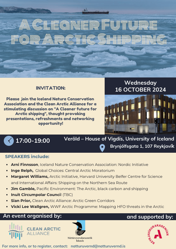 Clean Arctic Alliance (@cleanarctic) on Twitter photo At <a href="/_Arctic_Circle/">Arctic Circle</a> #Assembly2024? Join us at "A Cleaner Future for Arctic Shipping" bit.ly/ArcticCircleCA… <a href="/ArniFinnsson/">Arni Finnsson #Clean Arctic Alliance</a> <a href="/GCArcticAngels/">Arctic Angels</a> <a href="/HKSArctic/">Arctic Initiative</a> <a href="/pacenvironment/">Pacific Environment</a> <a href="/jtgamble_ak/">James Gamble</a> <a href="/ICC_Canada/">ICC Canada</a> <a href="/WWF_Arctic/">WWF Global Arctic Programme</a> At <a href="/_Arctic_Circle/">Arctic Circle</a> #Assembly2024? Join us at "A Cleaner Future for Arctic Shipping" bit.ly/ArcticCircleCA… <a href="/ArniFinnsson/">Arni Finnsson #Clean Arctic Alliance</a> <a href="/GCArcticAngels/">Arctic Angels</a> <a href="/HKSArctic/">Arctic Initiative</a> <a href="/pacenvironment/">Pacific Environment</a> <a href="/jtgamble_ak/">James Gamble</a> <a href="/ICC_Canada/">ICC Canada</a> <a href="/WWF_Arctic/">WWF Global Arctic Programme</a>