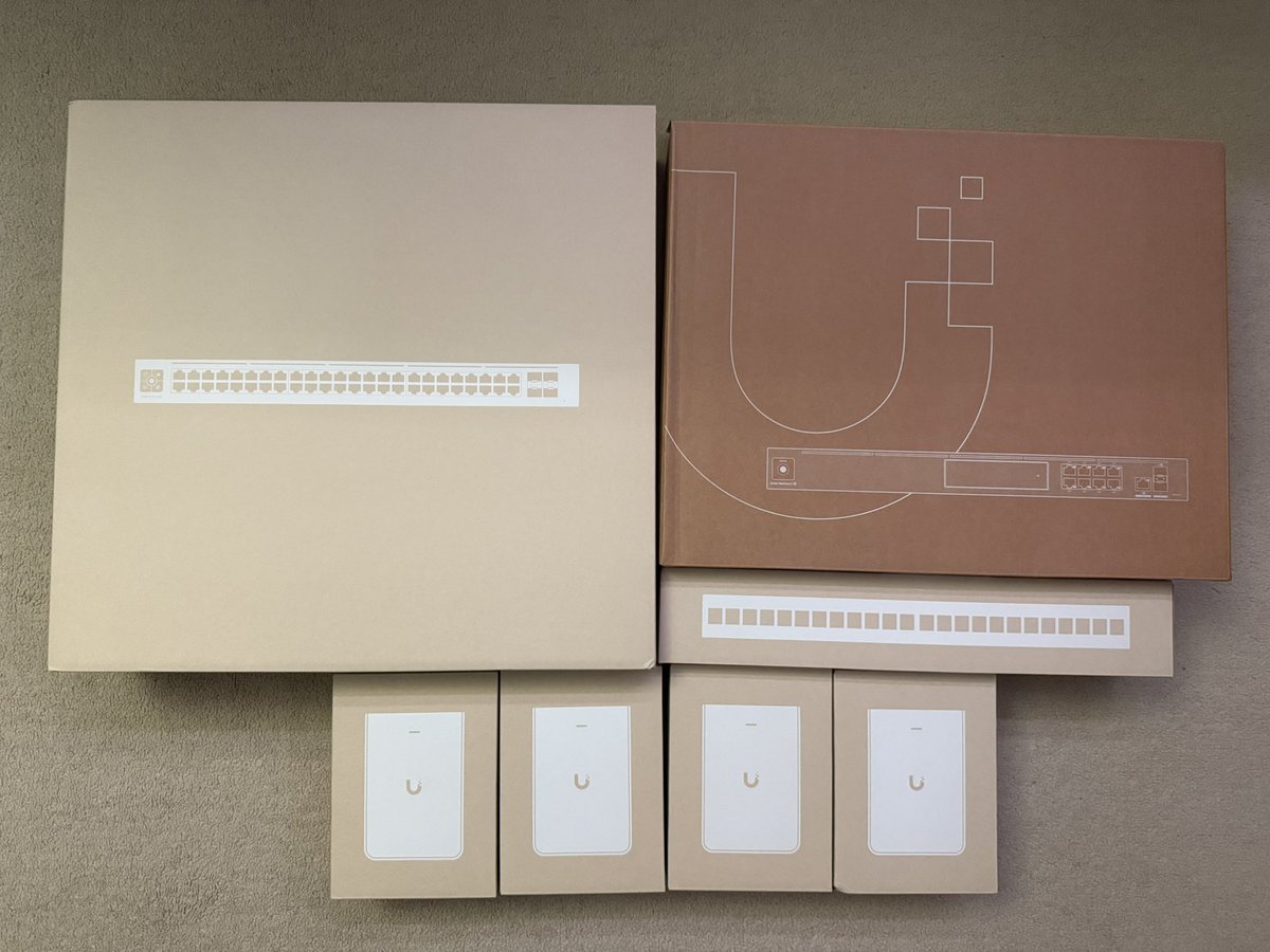 It’s time I finally upgrade my home network! Going with the Ubiquiti Dream Machine Special Edition for the router, Pro Max 48 PoE for the switch, and U7 Pro Wall for the access points. All going in a new 18U rack.