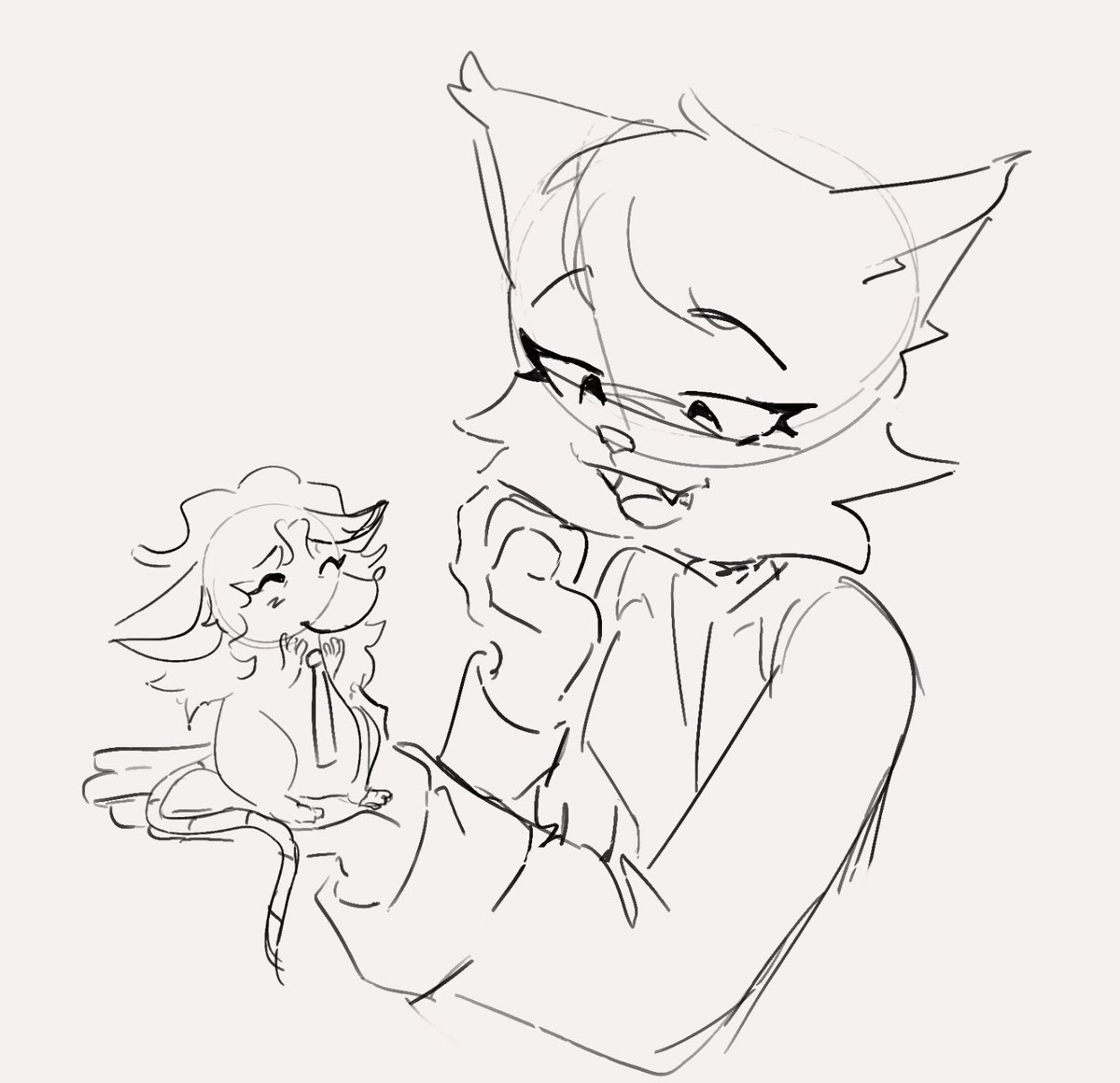 starhbz's tweet photo. rushed whizzvin cat & mouse yuri #falsettos #falsettosfanart https://t.co/mCNVTHIiMS