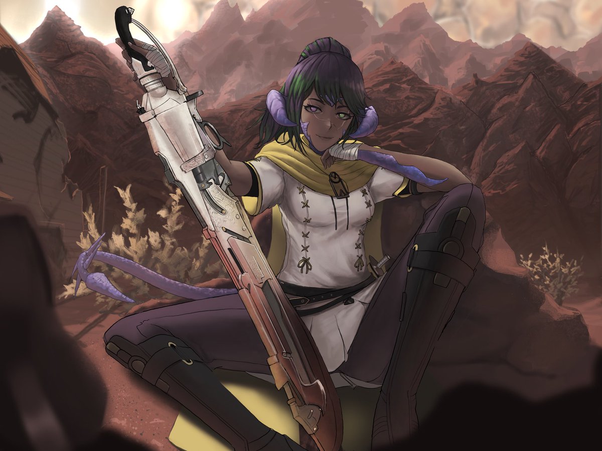 Comm for @/Vanguard_Argoan 
Thank you for working with me ! ✨
#FF14 #oc