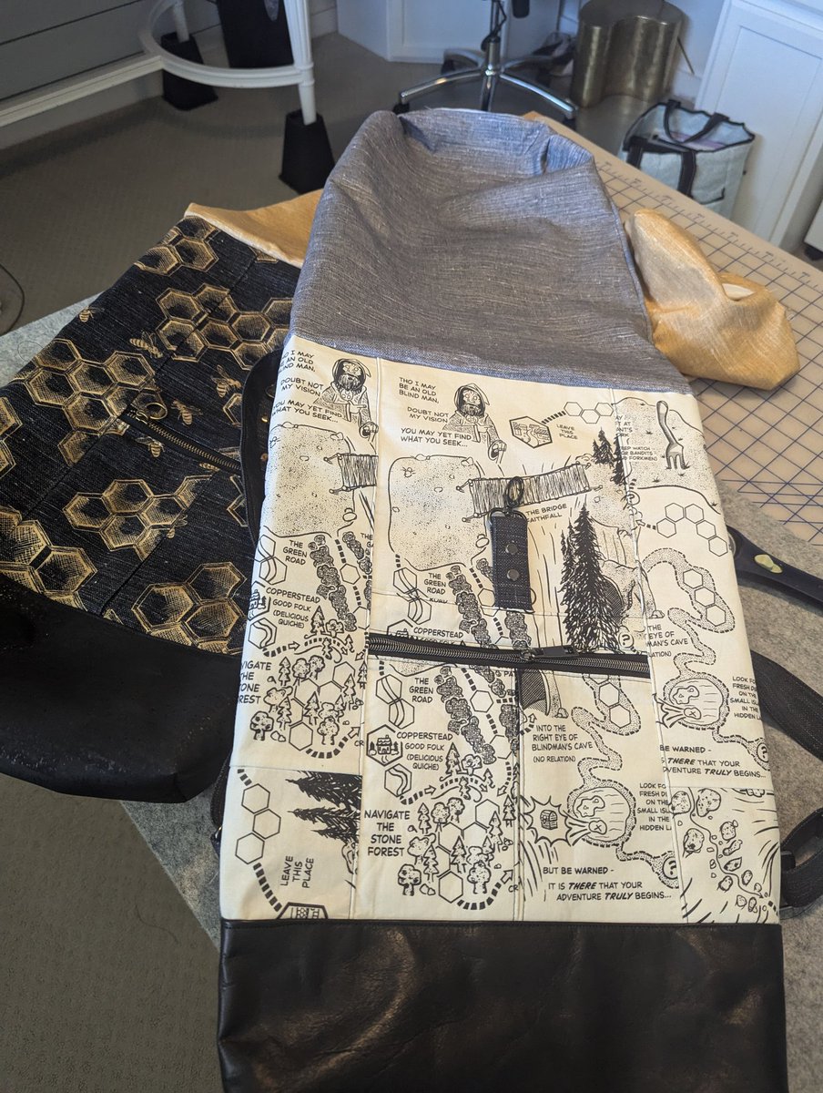 Onward to the last steps of backpack construction!